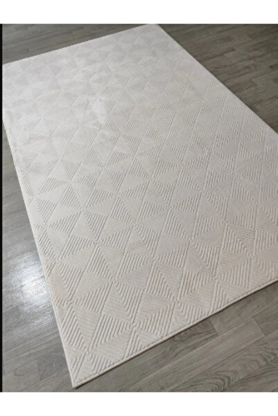 Dinarsu Desenli Post Halı Jel Kaymaz Taban Yıkanabilir Yumuşak Yüzey Kesme Ha...