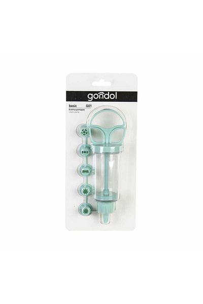 Gondol Cream Pump + 5 Different Tips -g01