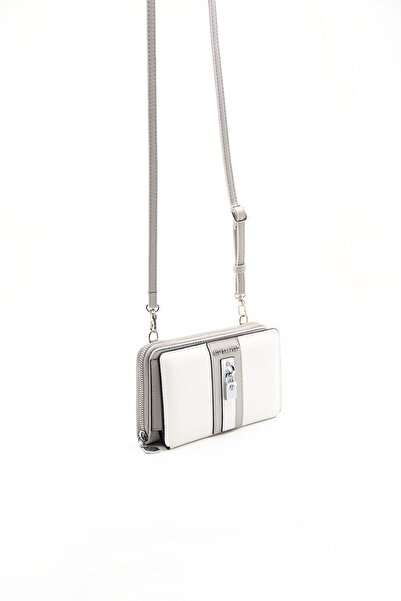 Silver Polo A.grey White Sp1138 - Women's Wallet and Card Holder, Silver Polo