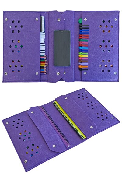 Next Craft Resim Çantası Kalemlikli Tablet Defter Boya Malzemeleri Aktivite Ç...