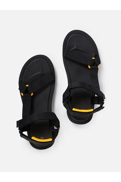 Colin's Sandale negre pentru bărbați Regular Fit