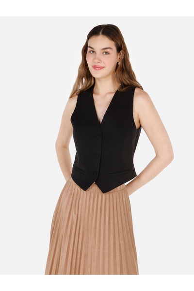 Colin's Siyah Kadın Gömlek K.kol