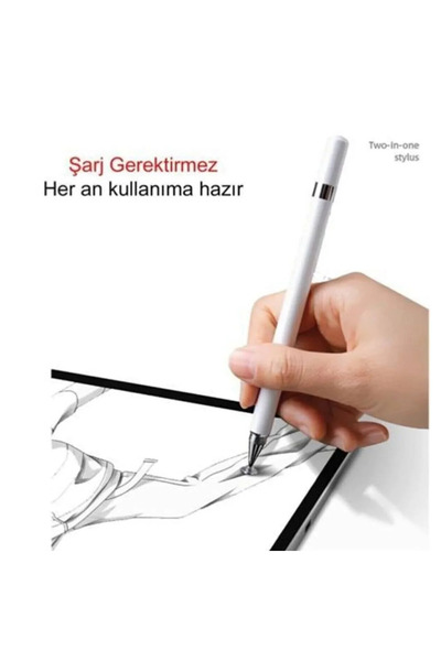 POSA Samsung Tablet - Touch White Pen, Compatible (TOUCH-PROOF PEN)