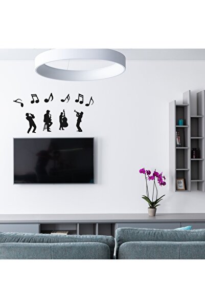 Dancing Women Note Music Wooden Mdf Wall Decoration Painting