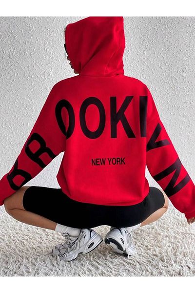 npLStore Унисекс суитшърт с качулка и принт