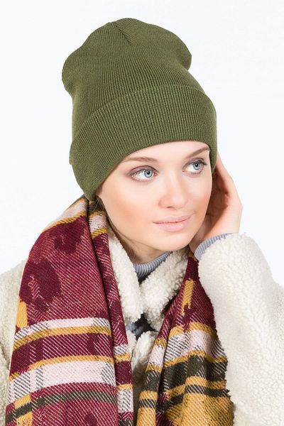 POSUSS Women's Beanie Khaki Without Pompons - Ps1136