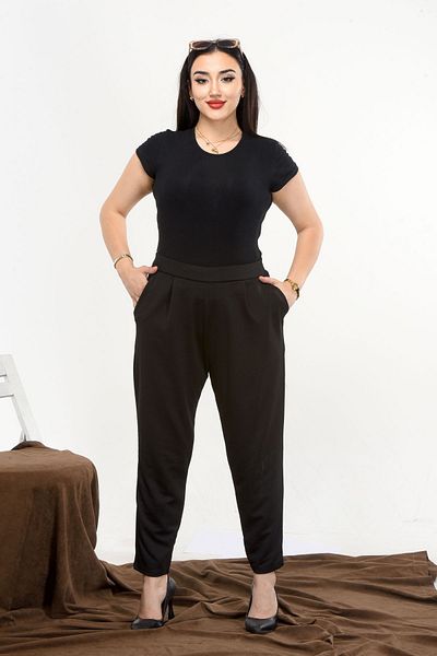 ZBK Women's Large Size Carrot Leg Pants