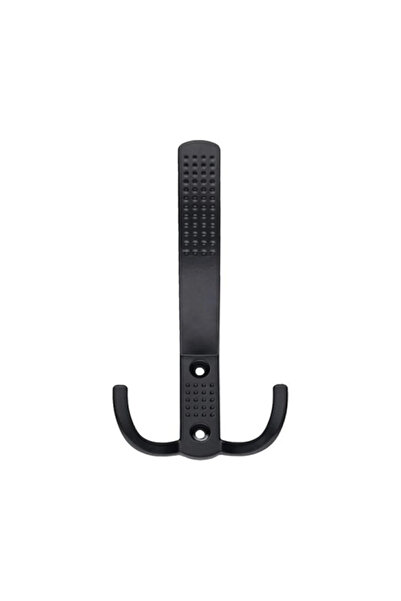 HOBİDABİ Noktalı Metal Askı Portmanto Askılık Dolap Mobilya Askısı Siyah