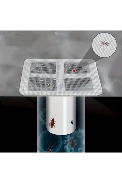 EUROLUXE 3 Pieces Drain Cover Strainer Self-Adhesive Bathroom Drain Cover Multipurpose Steel Tape