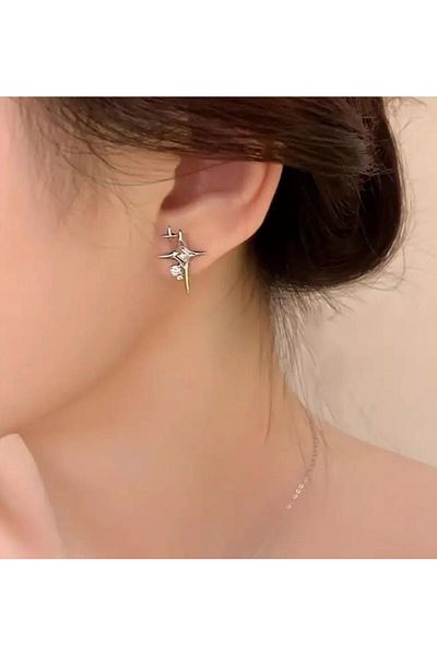 Beyna Crystal Jewelled Star Earrings
