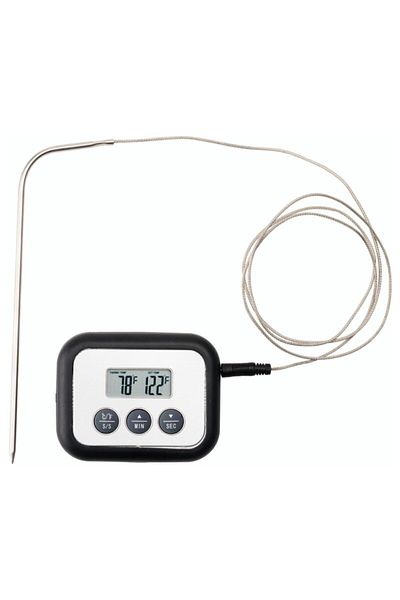 IKEA Black Fantast Meat Thermometer - Time Meter