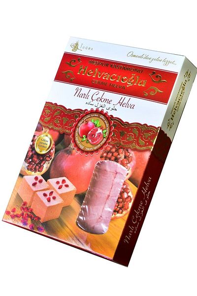 Helvacıoğlu 280Gr Pulled Halva with Pomegranate and Sweet Pomegranate Water