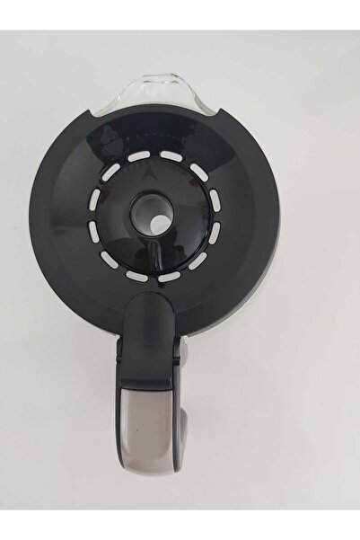 Karaca إبريق شاي زجاجي 2 في 1 من Just Coffee - أدوات بمقبض لاتيه بيج - أدوات منزلية صديقة