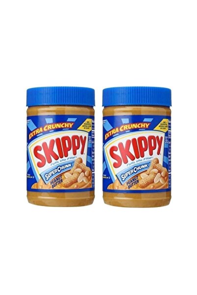 Skippy Parçacıklı Yer Fıstığı Ezmesi, Extra Crunchy Peanut Butter 454g X2, 2 ...