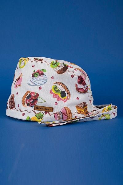 Best Bone Cupcake Patterned Surgical Bonnet