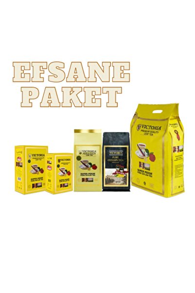 VICTORIA PREMIUM QUALITY LEAF TEA Efsane Paket Victoria Ailesi 5 Ayrı Özel Pa...