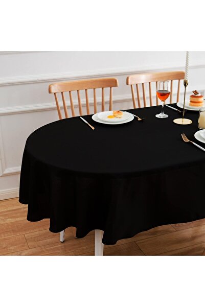 Zeren Home Care-free Liquid-proof Oval Tablecloth