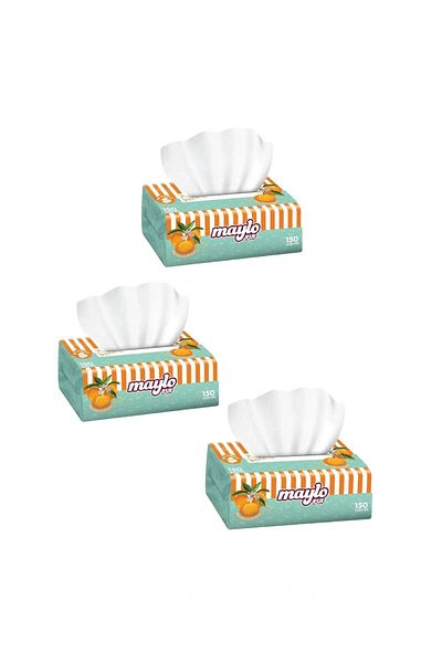 Maylo 3 Layers Mandarin Scented Czech Use 3 Pieces (150 Sheets)