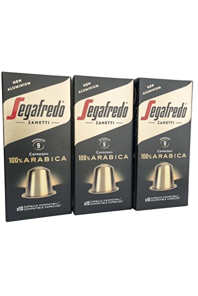 Segafredo %100 Arabica Nespresso Uyumlu Kapsül Kahve 30'lu