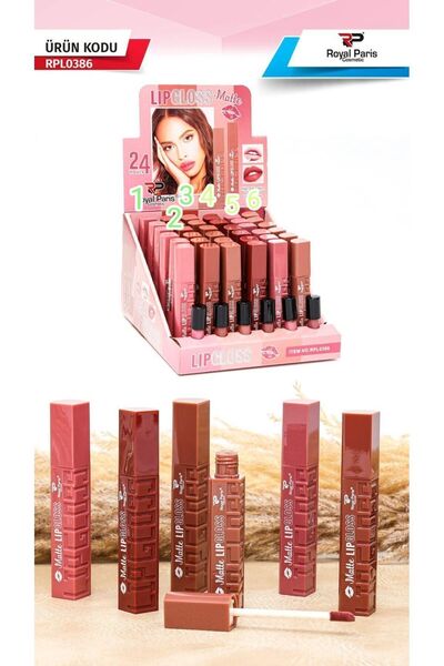 Royal paris Matte Lip Gloss 1 . Renk