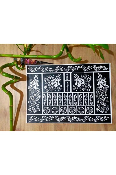 Destan Hint Kınası  Al Chandini Siyah Desen Kına 30 gr Ve 1 Adet Büyük Kına Ş...