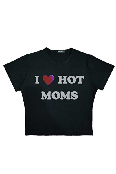 MAYDAY CULTURE Tricou pentru bebeluși cu guler rotund cu imprimeu suprapus pe...