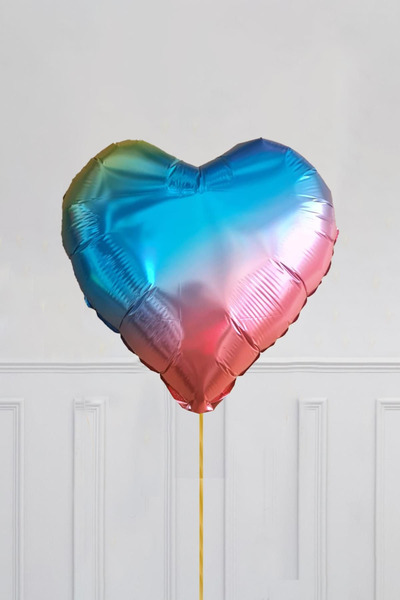 Öz-bal 18 İnç Her Renk Her Çeşit Kalp Folyo Balon - Şişirilebilir Altın, Gümü...
