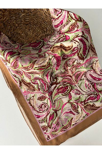 Silk Home Σάλι Ayça με σχέδιο Naria
