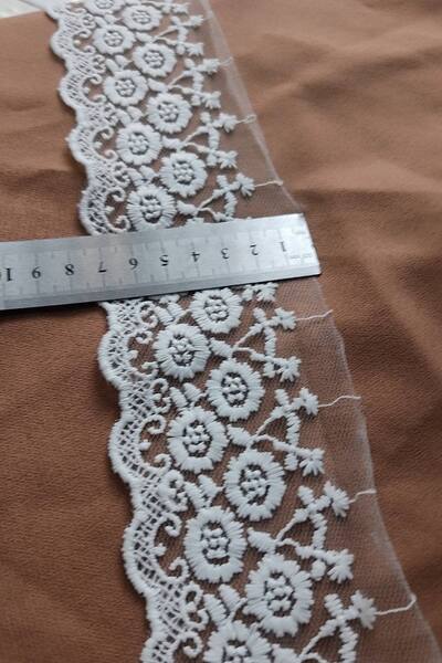 DUAYEN Güpür dantel kış bahçesi desen 1 metre
