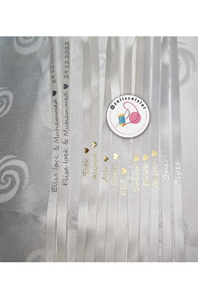 Zelisceisler Tarihli Söz&nişan Yüzük Kurdelesi Isimli Kalpli