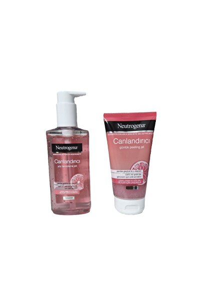 Neutrogena Pembe Greyfurt Canlandırıcı Yüz Temizleme Jeli & Canlandırıcı Peeling