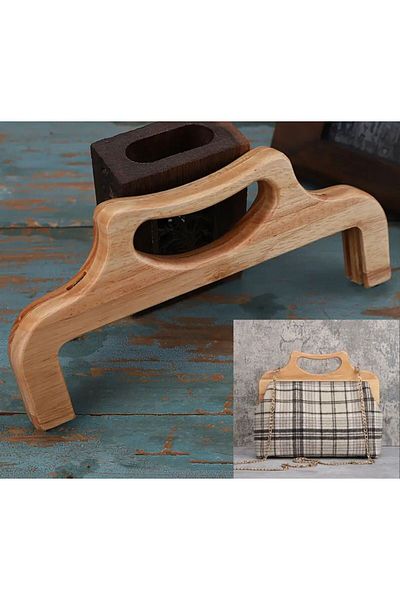 Yumuşakkeçe Wooden Colored Hand-held Bag