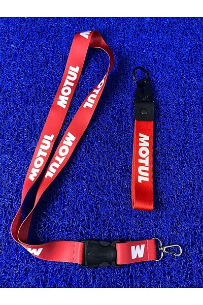 CEBECİOTO Quality MOTUL Keychain and Lanyard Set with Neck Strap - AUTO Moto Accessory