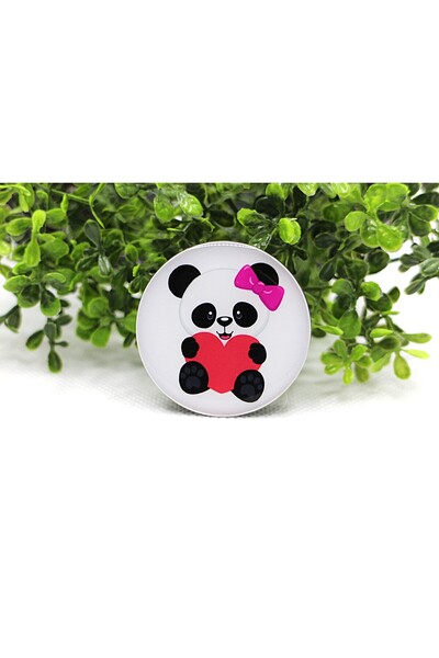 Tezcan Aksesuar Popsocket Telefon Tutacağı Desenli ve Baskılı Parmak Tutucu