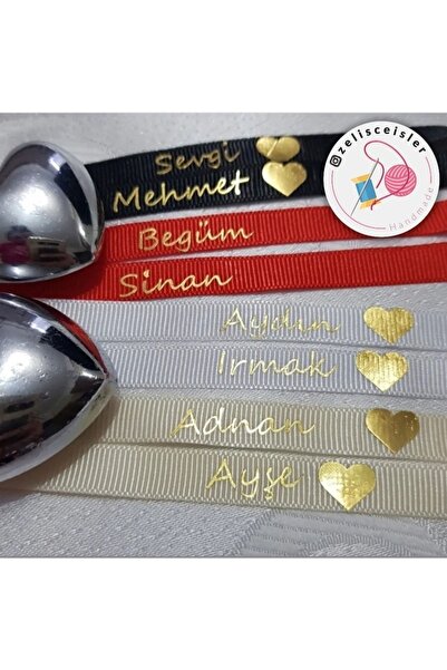 Zelisceisler Tarihli Söz&nişan Yüzük Kurdelesi Isimli Kalpli