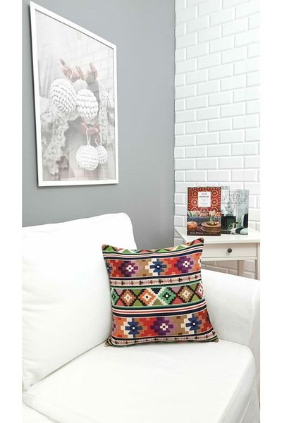 KIRLENT EV Tapestry Rug Pattern2 Throw Pillow Case