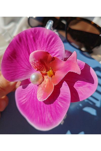 İLKYAZ AKSESUAR Model de flori de orhidee Aloha - Cataramă elegantă de vară