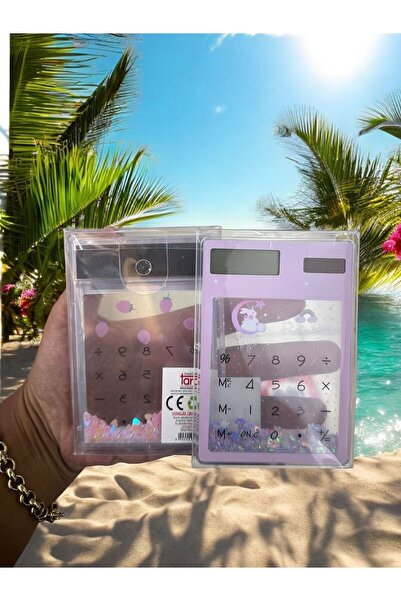 Genel Markalar SÜSLÜ HESAP MAKİNASI ŞEFAF