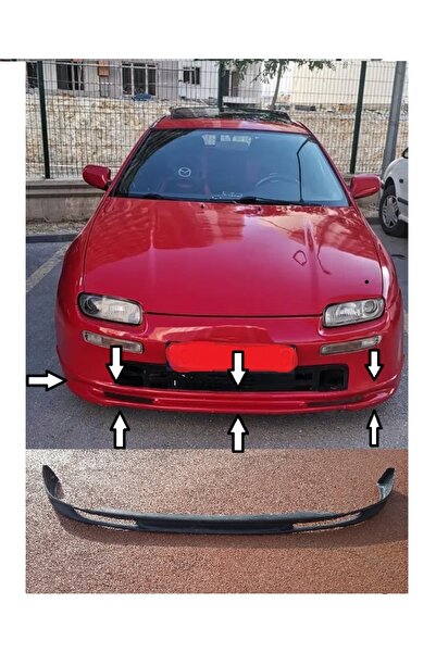 Gtm Mazda Lantis Ön Tampon Eki Boyasız Siyah