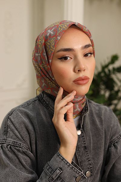Silk Home Мек памучен шал с шарка на компас