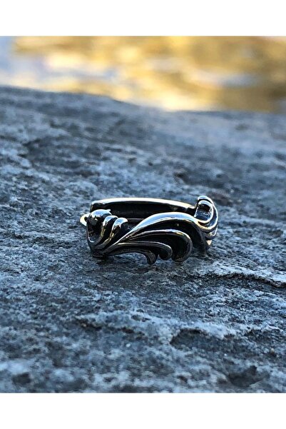 Viking أقراط كلاسيكية للجنسين - نمط مموج، ستانلس ستيل 316L