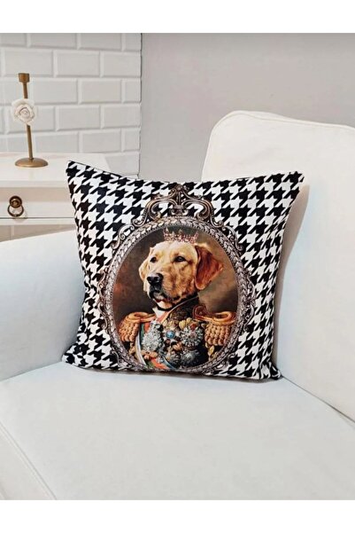 KIRLENT EV Kral Golden Goose Feet Pattern Throw Pillow Case