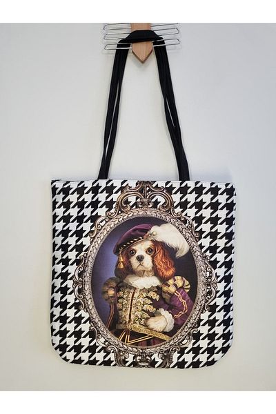 KIRLENT EV Τσάντα με στάμπα Prince Dog Goose Feet
