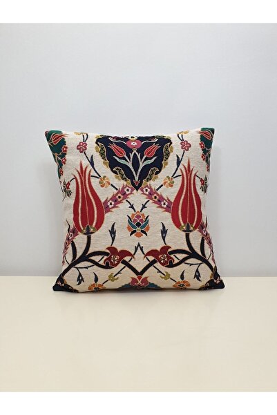 KIRLENT EV Гобелен Троянда Тканий Чохол для подушки