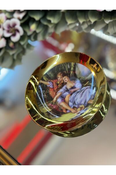 Vintage ESTERHOMEDECOR porselen duvar tabağı