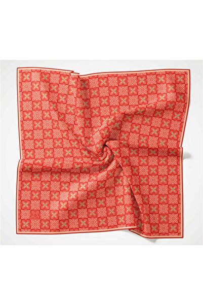 Silk Home Soft Cotton Compass Patterned Scarf