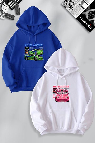 macklin Eclipse Suki Couple Combination - Fast and Furious Hooded Φούτερ Σετ 2 τεμαχίων
