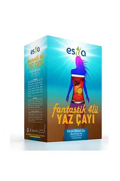 ESİLA 20 كيس شاي صيفي رائع رباعي
