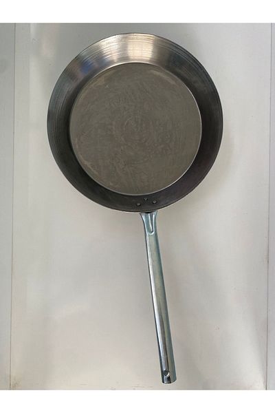 Tunca 27 Cm Black Pan - Roasting and Fish Meat Pan, Burning Process Before Use