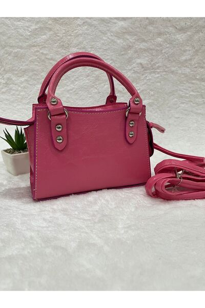 GÖNÜL PEMBE MİNİ EL VE OMUZ ÇANTASI